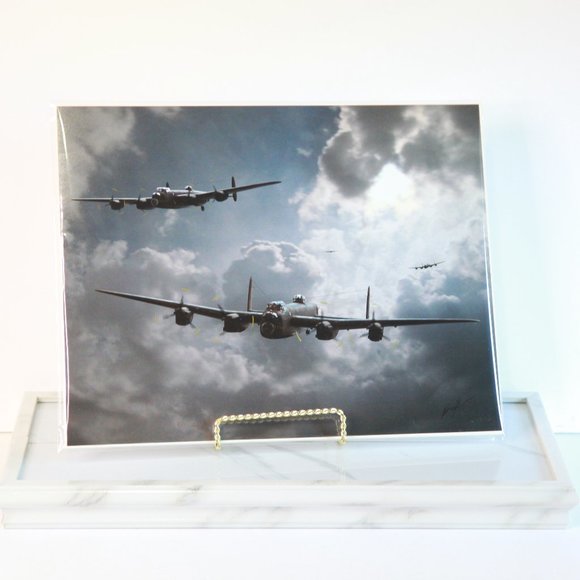 Lancaster's in Moonlight by Artist Brian Chapman - A Great Father's Day Gift!!! - Picture 1 of 5
